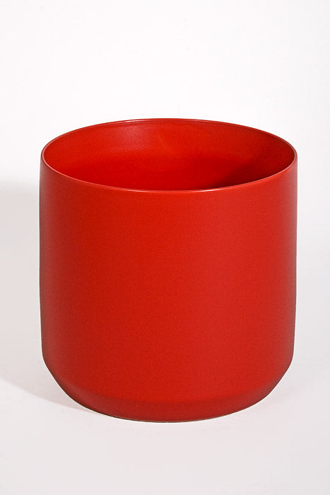7" X 6.75" Kendall Pot Red