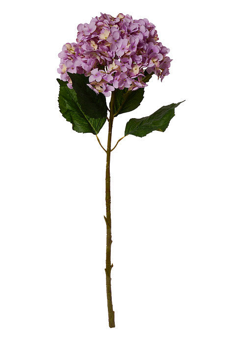 29.5" Silk Hydrangea Spray Lavender