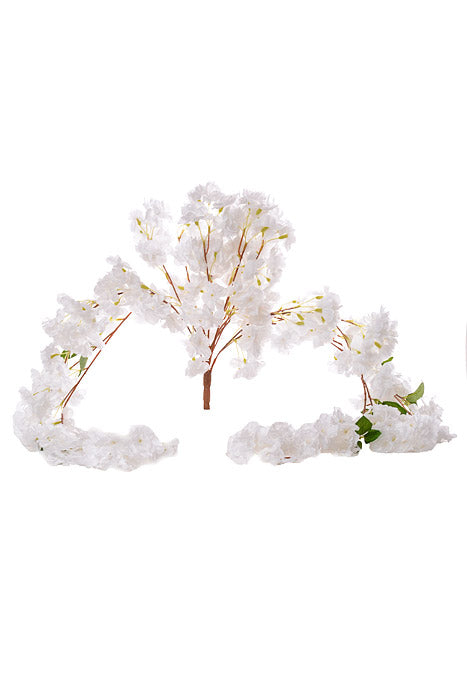 39.5" Cherry Blossom Bush White