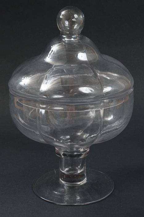 9.75" X 14.5" Footed Terrarium Clear