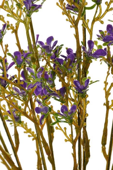 21.5" Mini Flower Bush Lavender