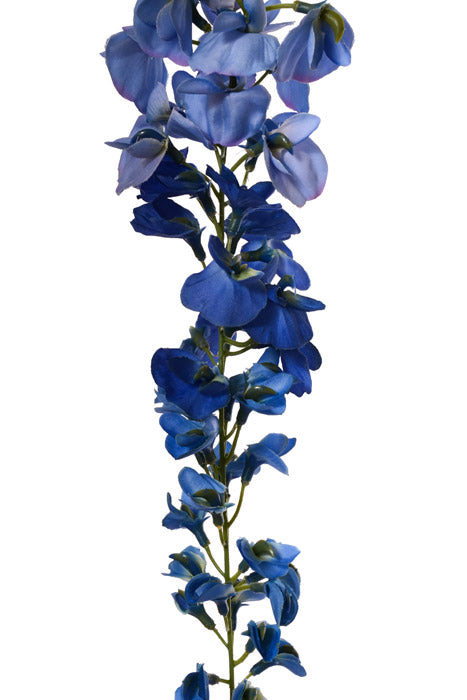 69" Silk Wisteria Hanging Spray Blue
