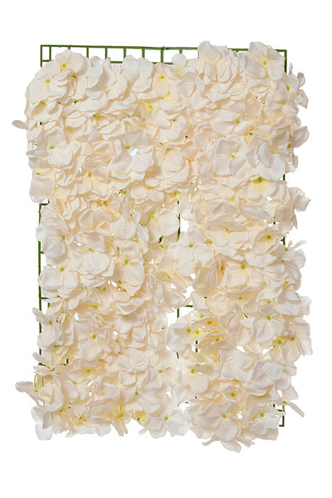 15.75" X 23.5" Silk Hydrangea Mat Ivory