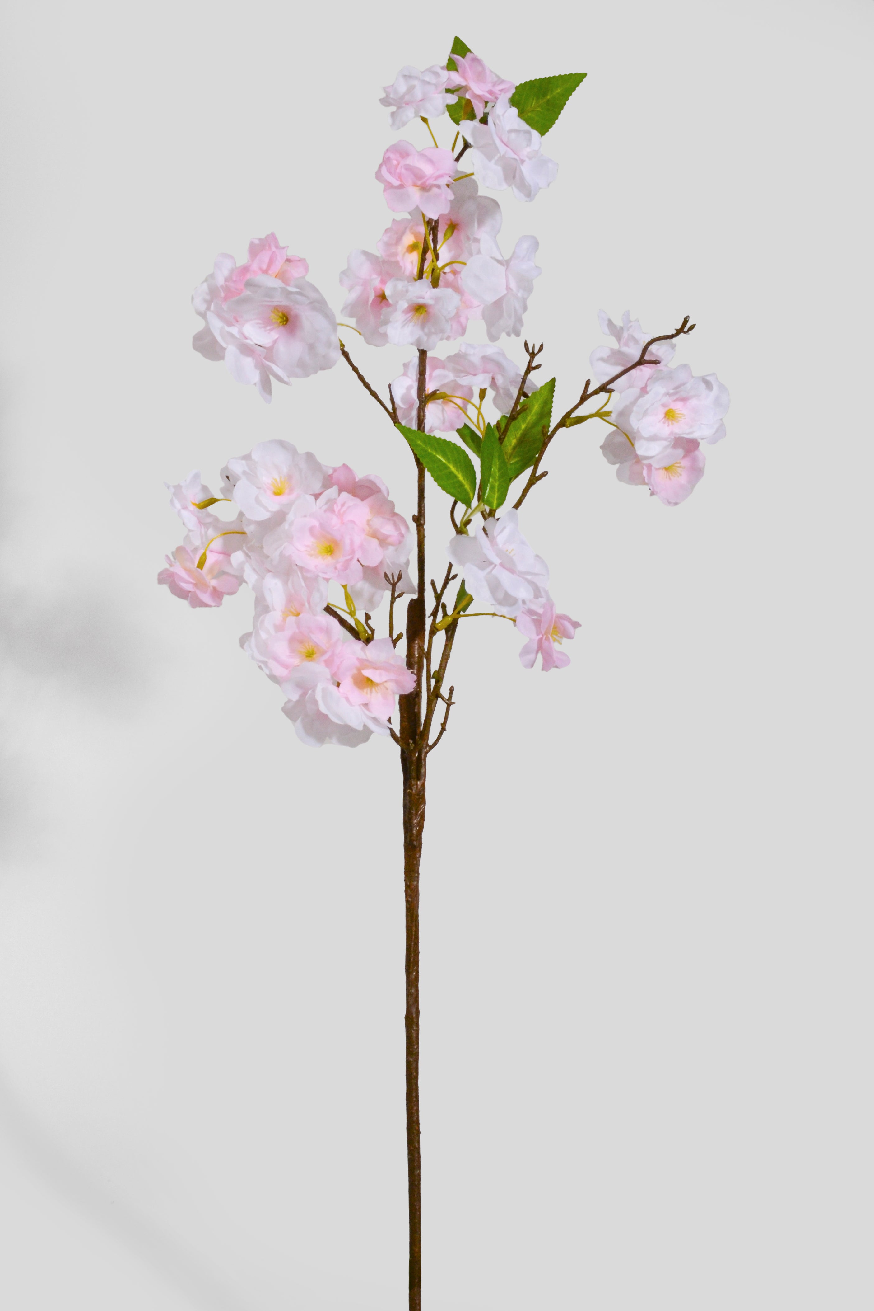 25" Silk Cherry Blossom Spray Light Pink