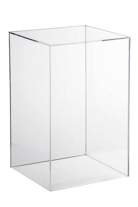 9.75" X 9.75" X 15.75" Acrylic Vase Clear