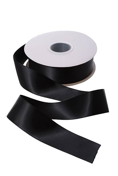 Double Face Satin -black