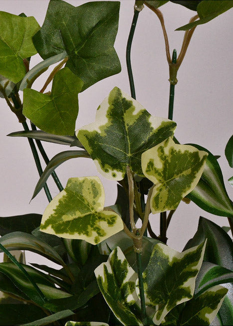 16" Artificial Ivy Bracketplant Bush Green