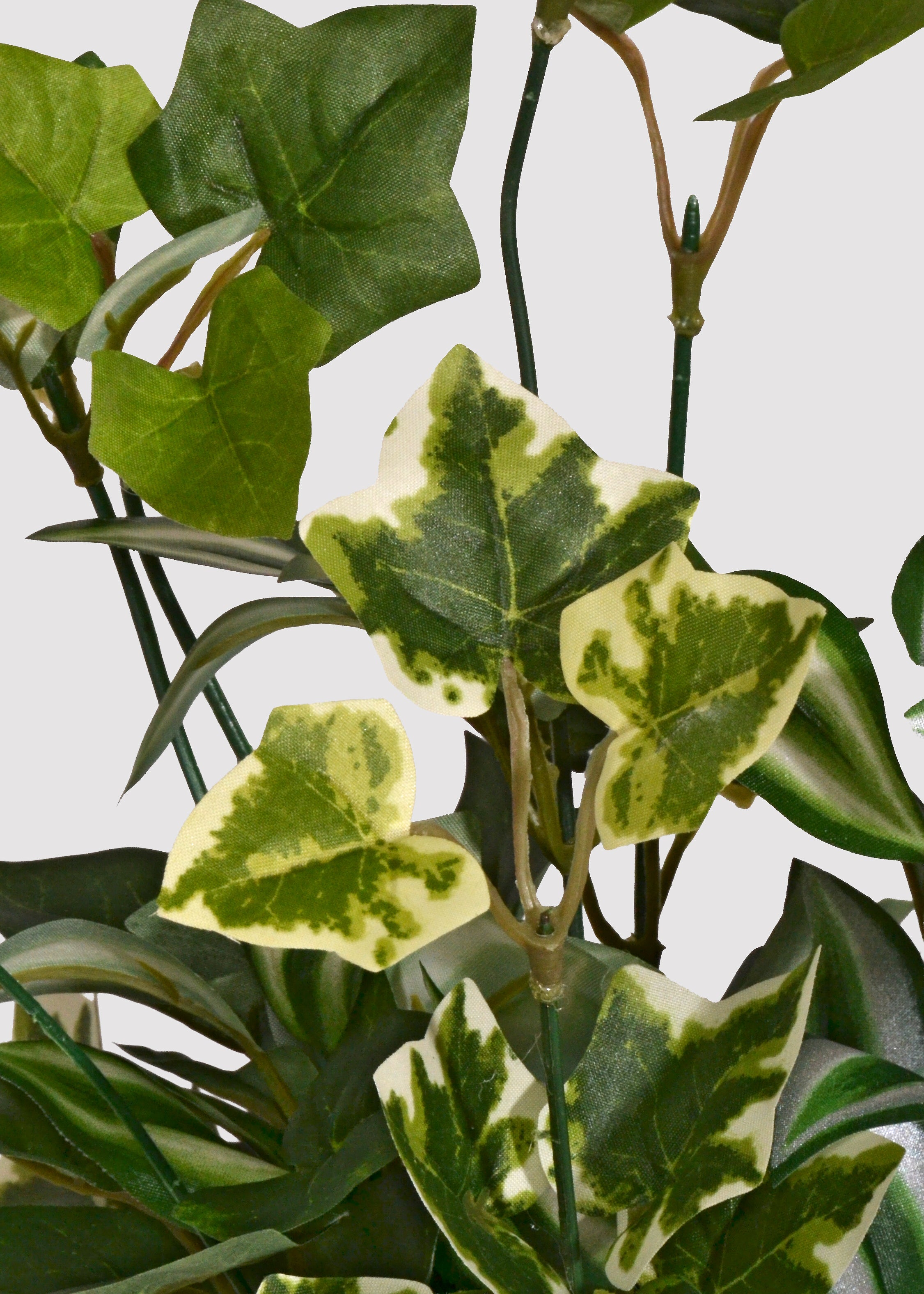 16" Artificial Ivy Bracketplant Bush Green