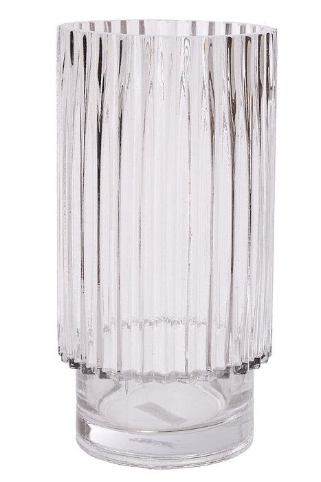 3.75" x 7.5" Glass Vase Clear