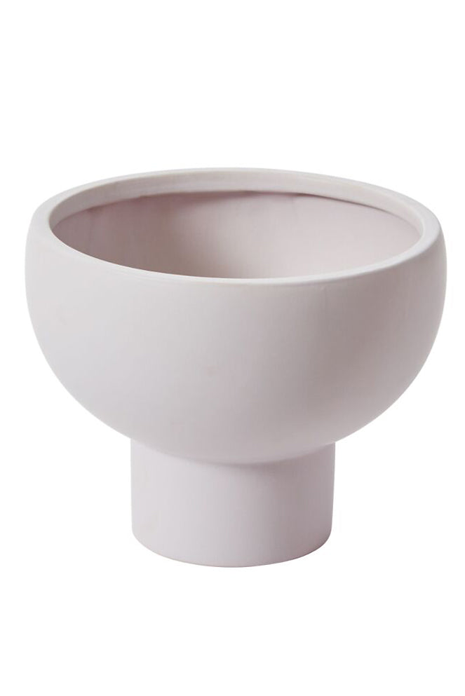 8" X 6.5" Capricorn Compote Light Purple