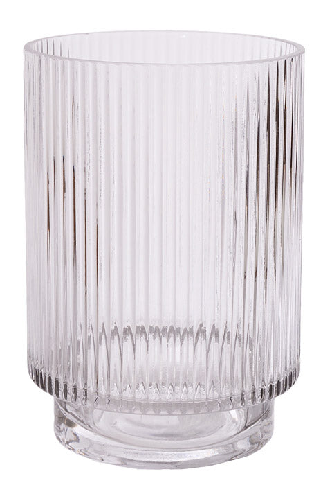 4.3" X 6.5" Glass Vase Clear
