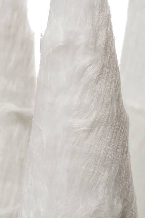 15/18/24" Pvc Tree White Cloth Set/3