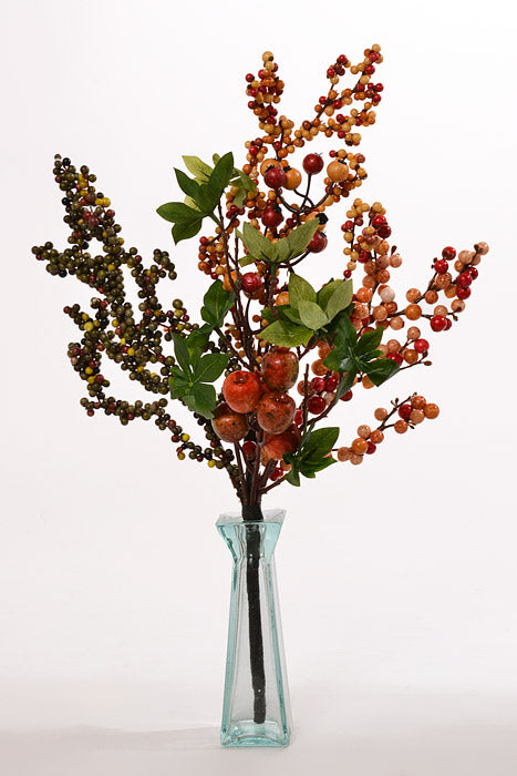 18" Mixed Berries Pick Red/Green