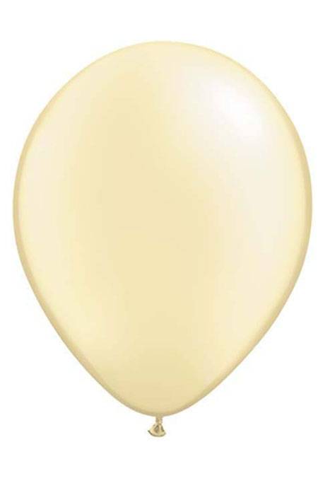 5" Pst Latex Balloon Pearl Ivory Pkg/100