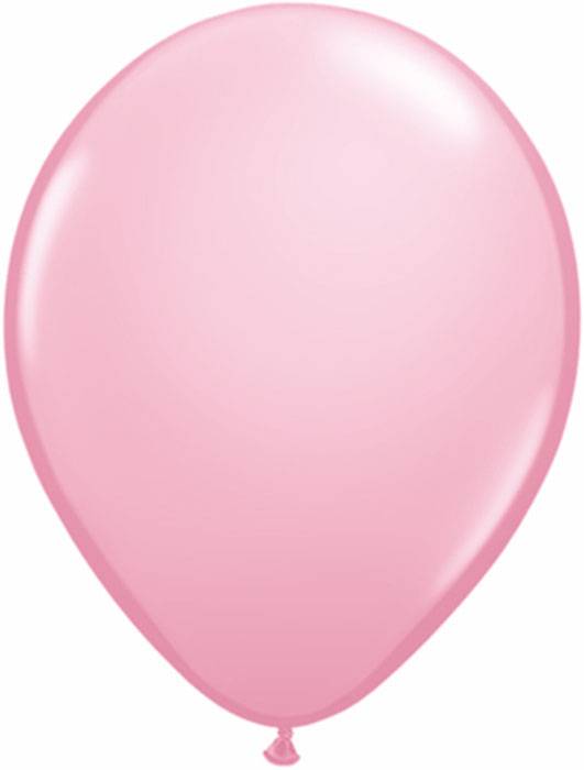 9" Round Standard Latex Balloon Pink Pkg/100