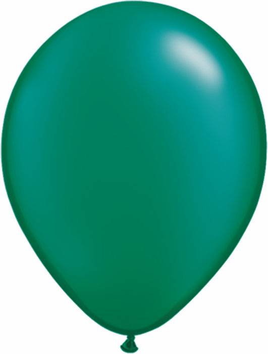 11" Rdt Latex Balloon Pearl Emerald Green Pkg/100