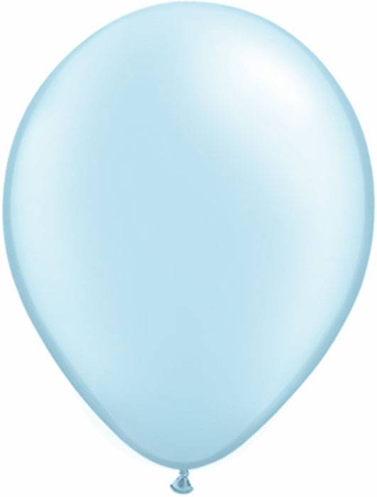 5" Pst Latex Balloon Pearl Light Blue Pkg/100