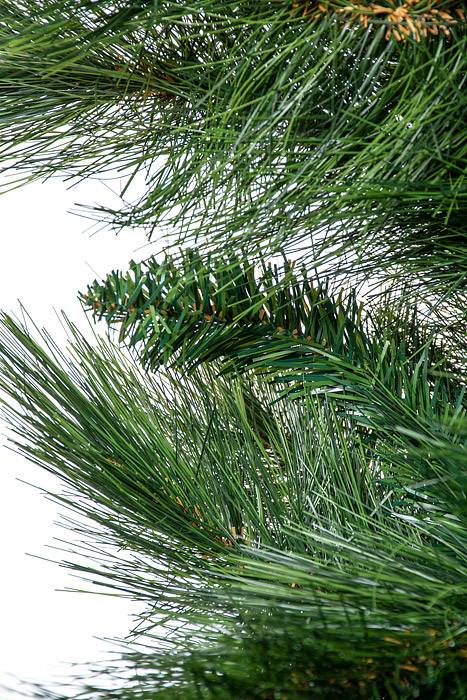 9ft X 24" Long Needle Mix Garland Green