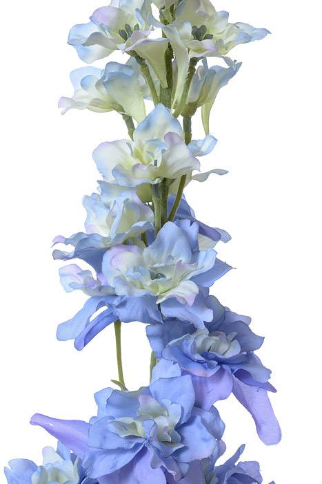 40" Silk Delphinium Spray Blue/dark Lavender