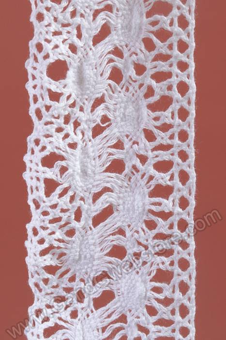 2-3/4" X 10yds Crochet Ribbon White