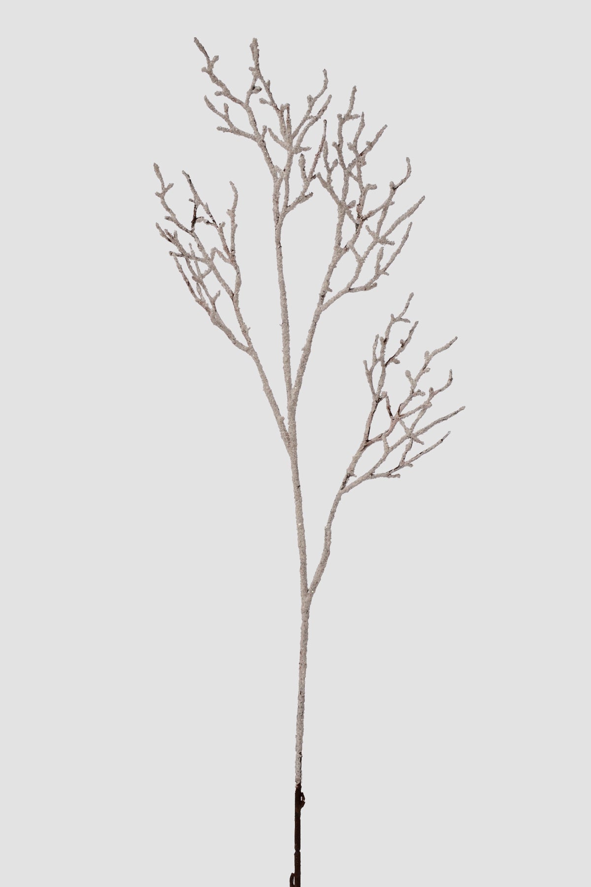 38" Iced Twig Spray White