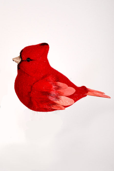6" x 7" Cardinal Bird Red