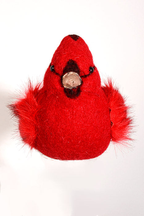 6" x 7" Cardinal Bird Red