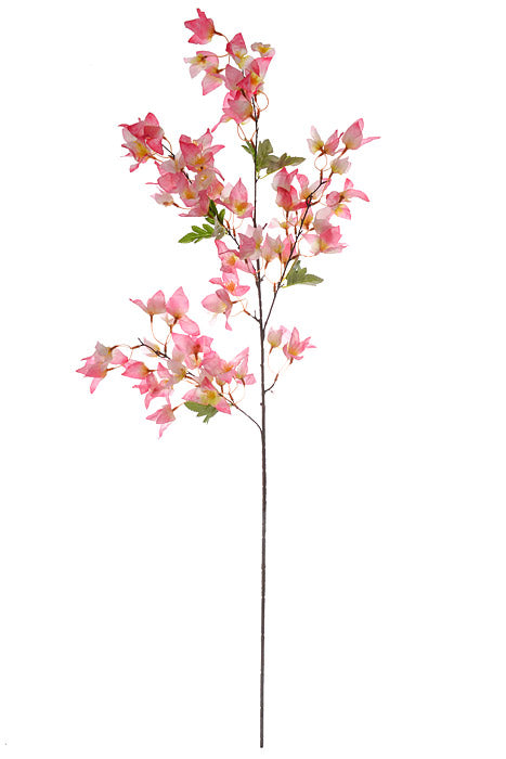 40" Silk Bougainville Spray Two-Tone Pink