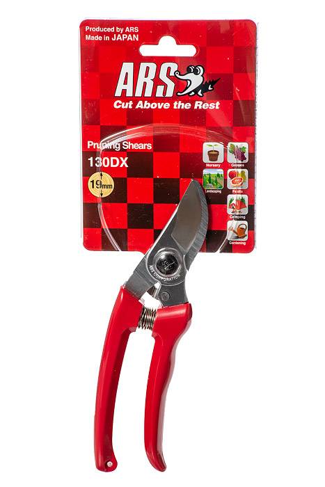 7" Pruning Shears Red