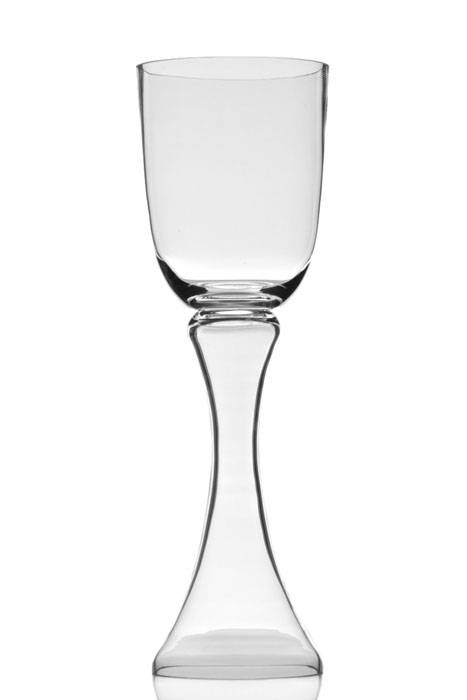 7.75" X 24.5" Glass Isbell Vase Clear