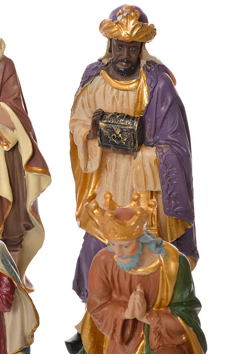 Nativity Set With 8 Figures Multicolor