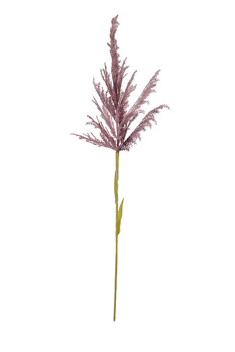 37" Plastic Pampas Grass Spray Plum