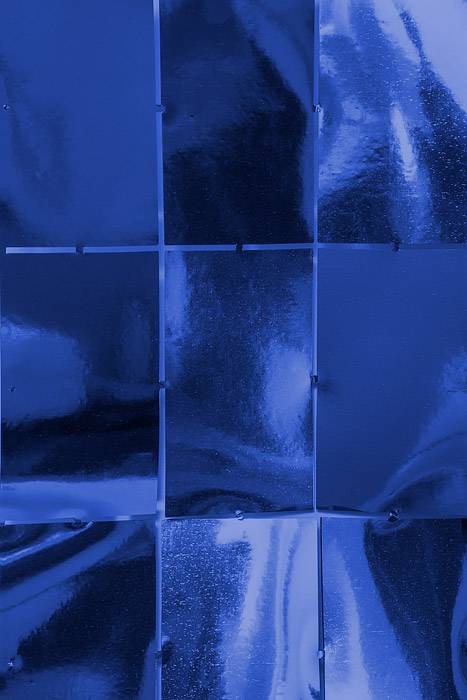 36" X 48" Foil Mirror Backdrop Royal Blue