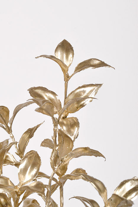 22" Tea Leaf Bush Champagne