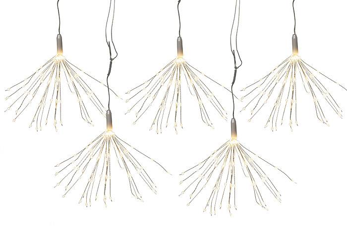 5 Firework String Led Light Off White