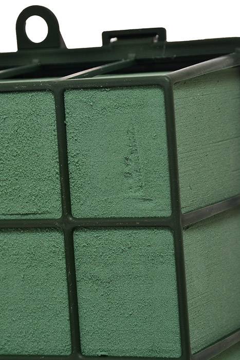 10.5" X 6" X 3.75" Brick Cage with Aqua foam Green