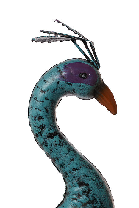 35" Standing Peacock Blue/Green