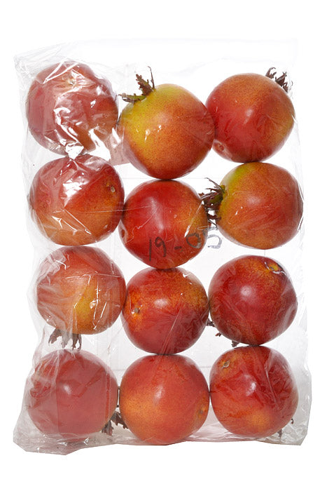 4" Artificial Pomegranates Red/Yellow PKG/12