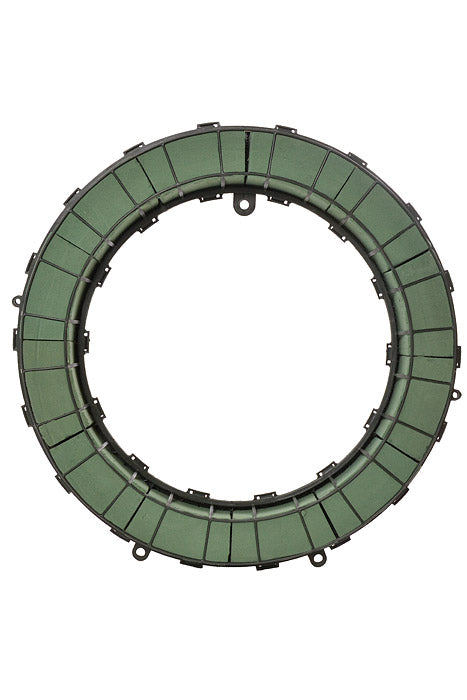 18" Oasis Foam Plastic Wreath Green