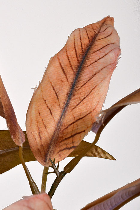 43" Fall Eucalyptus Spray Brown