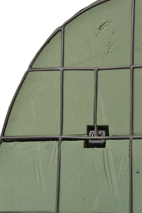 24" Oasis Foam Solid Plastic Heart Green