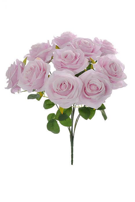 18.5" Silk Rose Bush Lavender