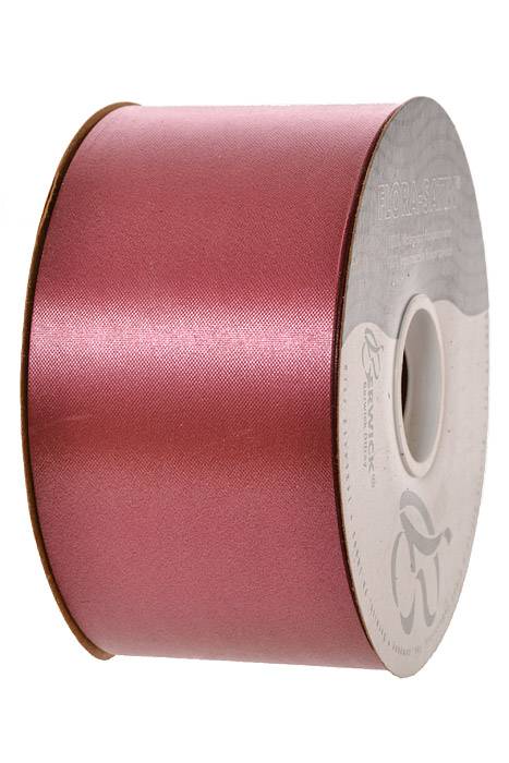 2-3/4" X 100 YD Floral Satin Marsala
