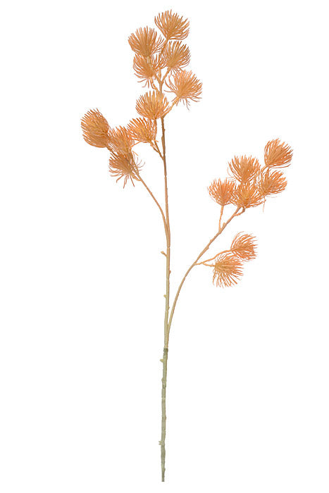 37" Thistle Spray Orange