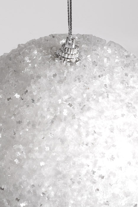 150Mm Sparkle Tinsel Ornament White Box/2