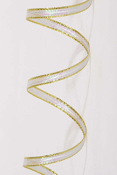 7Mm X 50Yds Pull Bow Ribbon Gold