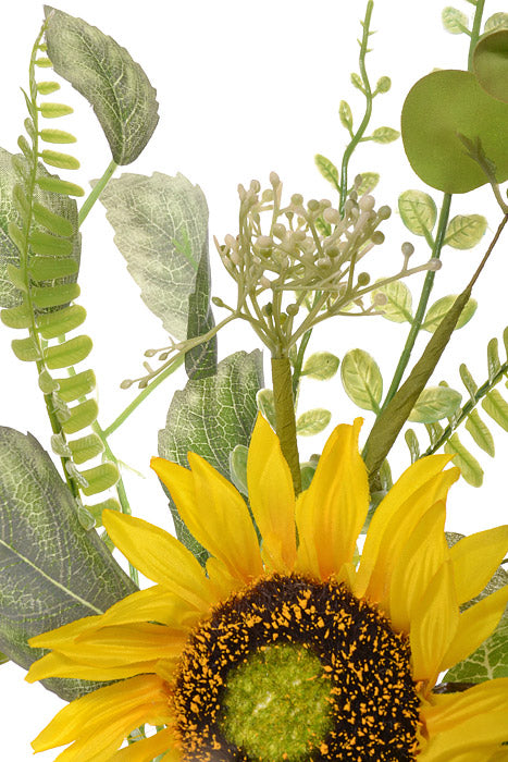 19" Silk Sunflower Pick Yellow