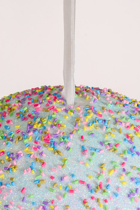 10" Glitter Sparkling Ornament Blue/Multi-Color