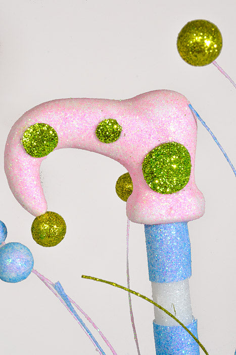 28.5" Elf Shoe Spray Blue/Pink