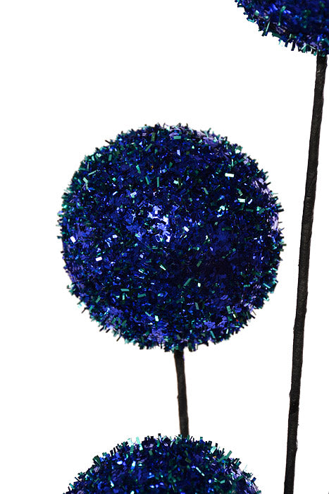 29" Glitter Ball Spray Royal Blue